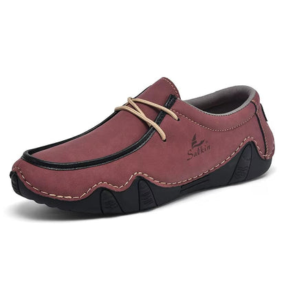 New Casual Shoes for Men Sneakers Handmade Soft Men Loafers plus Size 39-48 Men Moccasins Lightweight Boat Footwear