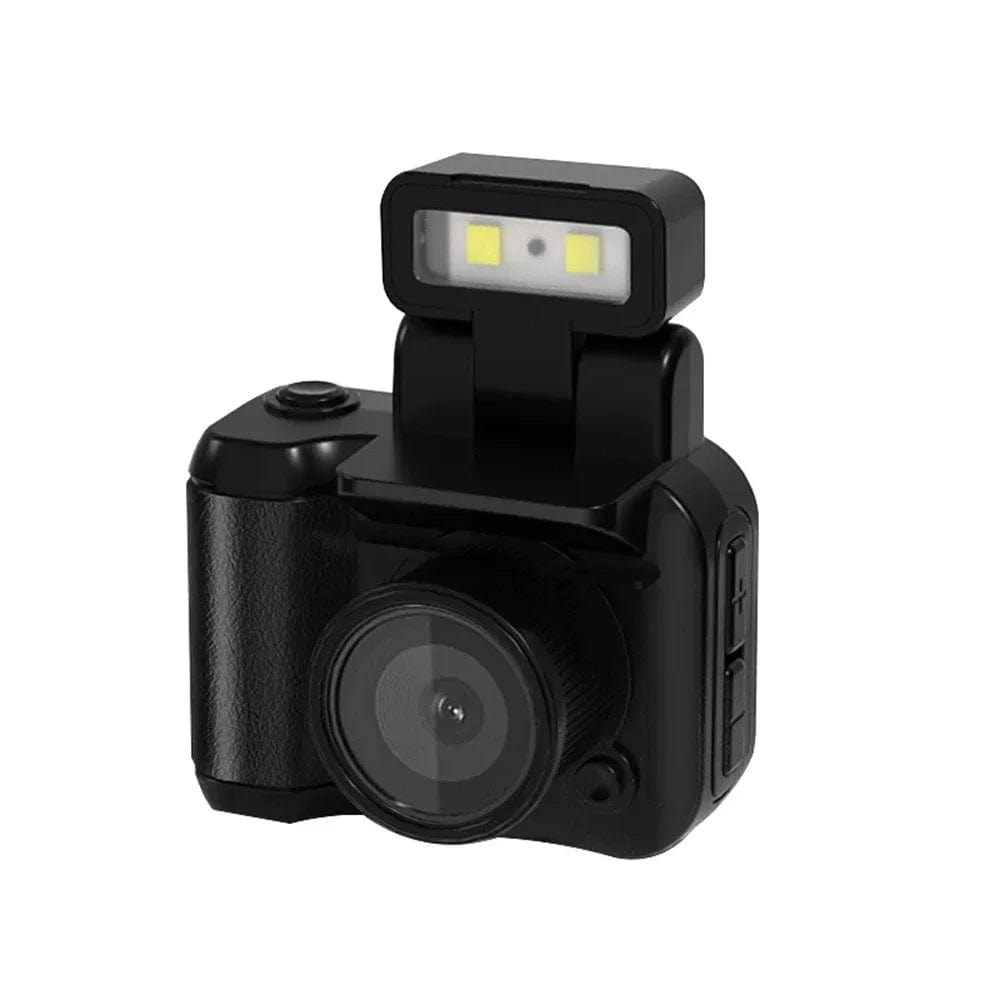 Y4000 1080P HD Mini Camera with LCD Screen Flash Lamp Battery Dock Portable Video Recorder Retro Ultra Compact Small Camcorder