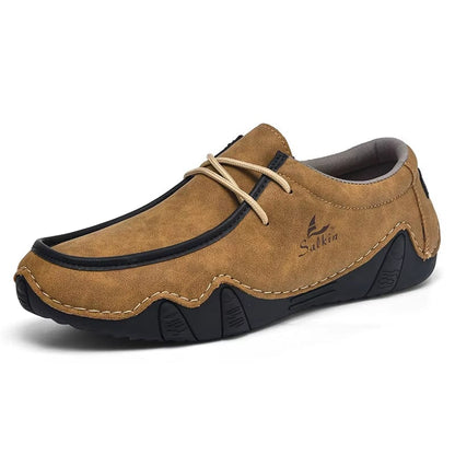 New Casual Shoes for Men Sneakers Handmade Soft Men Loafers plus Size 39-48 Men Moccasins Lightweight Boat Footwear