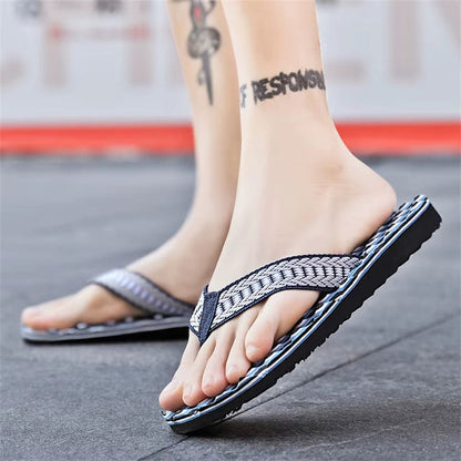 2025 Summer Men Flip Flops New Men'S Shoes Slippers Man Camouflage Fish Spine Sandals Fashion Interior Comfort Beach Garden Shoe