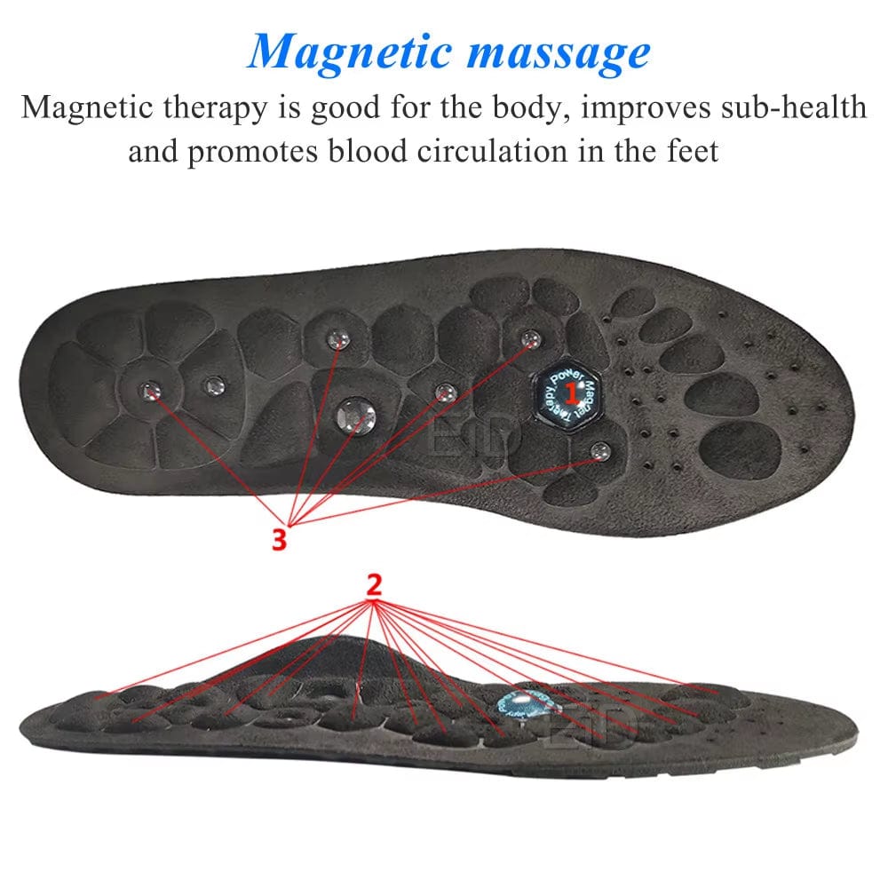 High Quality Magnetic Massage Gel Insoles Weight Loss Arch Support Shoes Pads for Men Women Therapy Massage Foot Care Unisex
