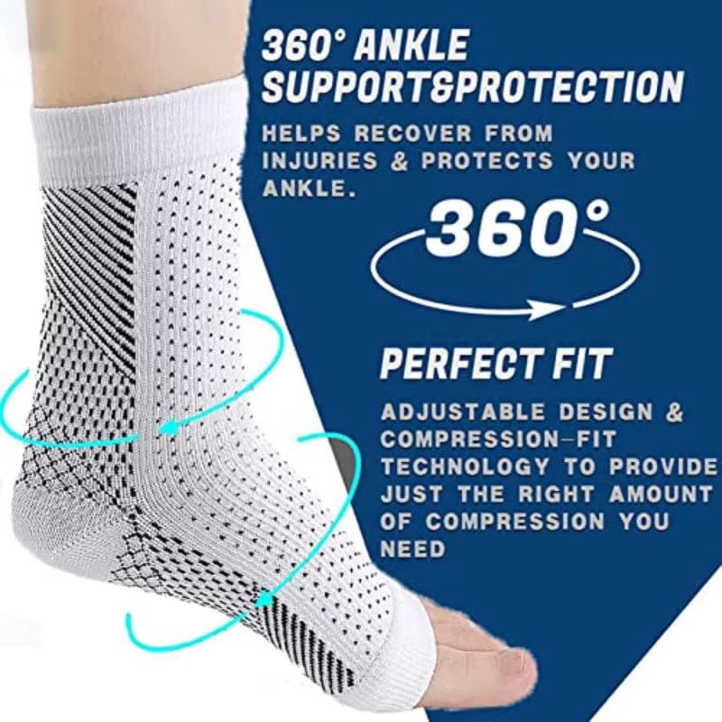 Neuropathy Socks for Women Men,1Pair Soothe Compression Socks for Neuropathy Pain, Ankle Brace Plantar Fasciitis Swelling Relief