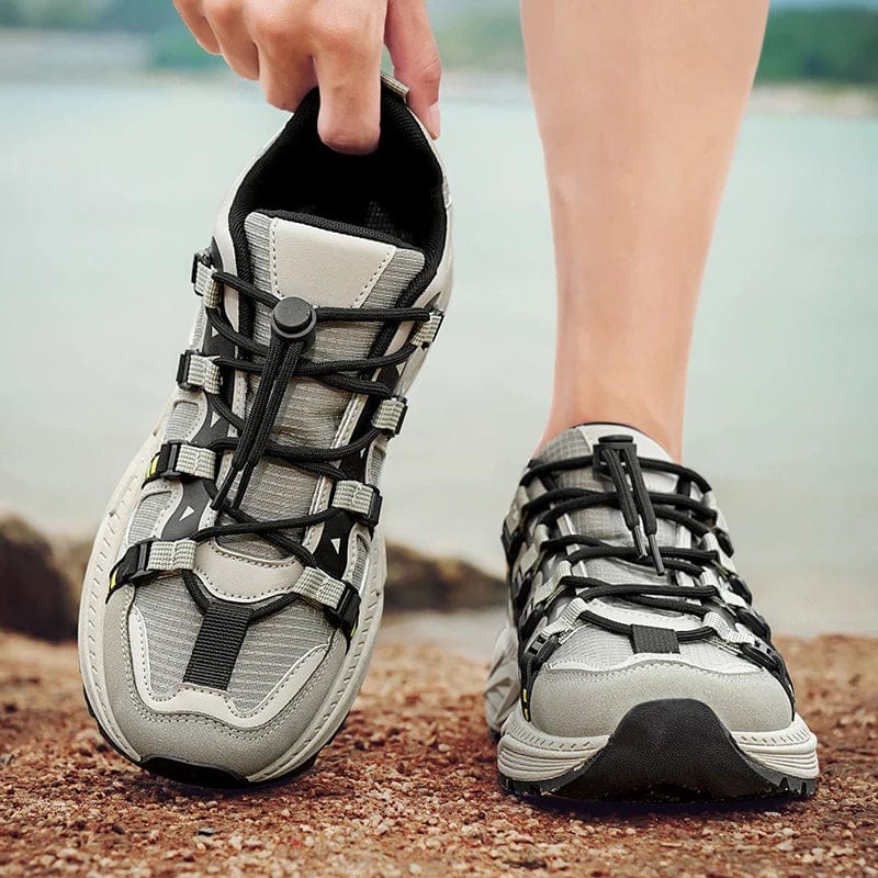 High Quality Summer Breathable Running Shoes for Men Sports Sneakers Mesh Jogging Trainers Shoes Thick Soled