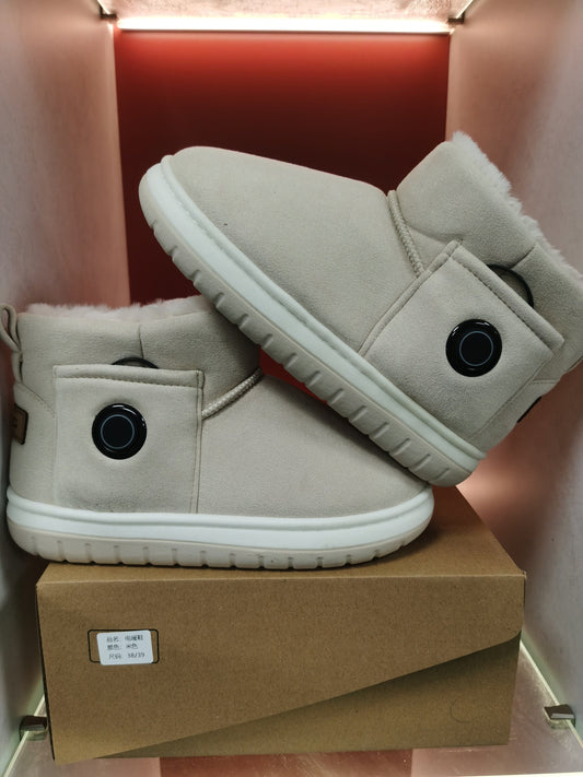 Power Shoes Plush Slip Winter Loafers