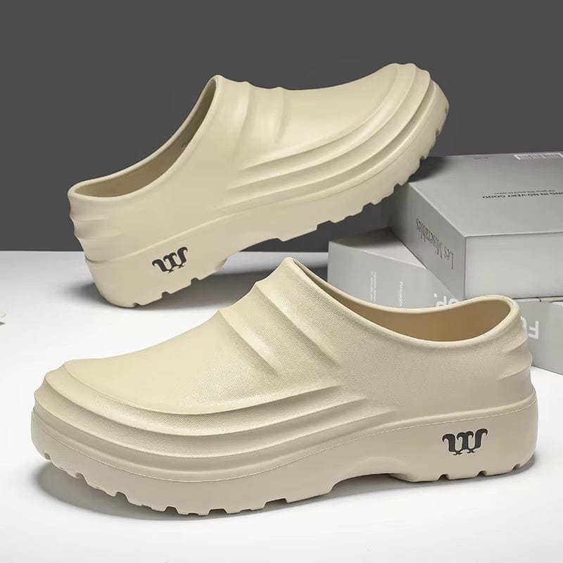 Summer Chef Shoes anti Slip and Oil Proof Work Shoes Lazy Slippers Casual Trendy Slippers One Step Fashion Shoes Sports Shoes