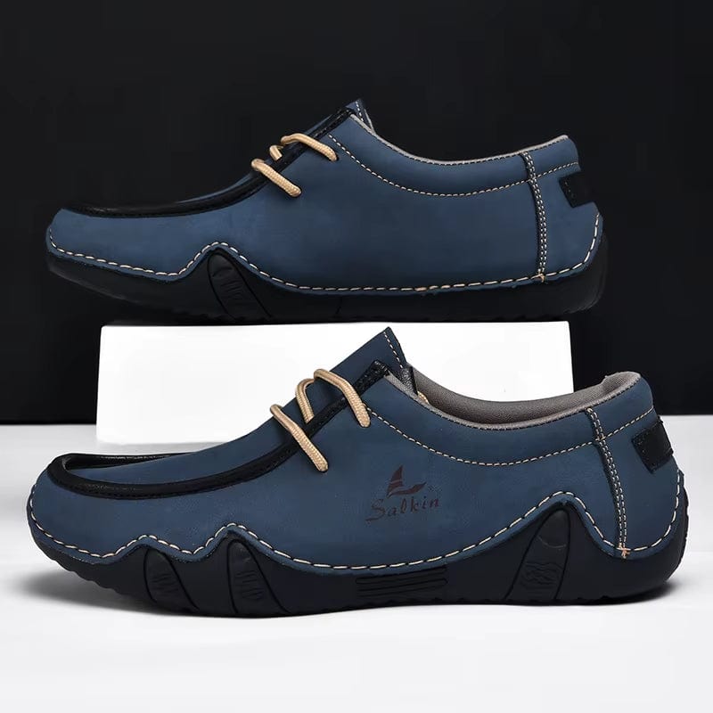 New Casual Shoes for Men Sneakers Handmade Soft Men Loafers plus Size 39-48 Men Moccasins Lightweight Boat Footwear