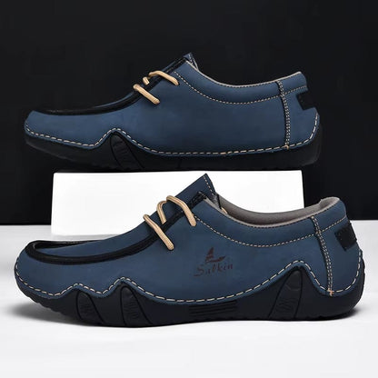 New Casual Shoes for Men Sneakers Handmade Soft Men Loafers plus Size 39-48 Men Moccasins Lightweight Boat Footwear
