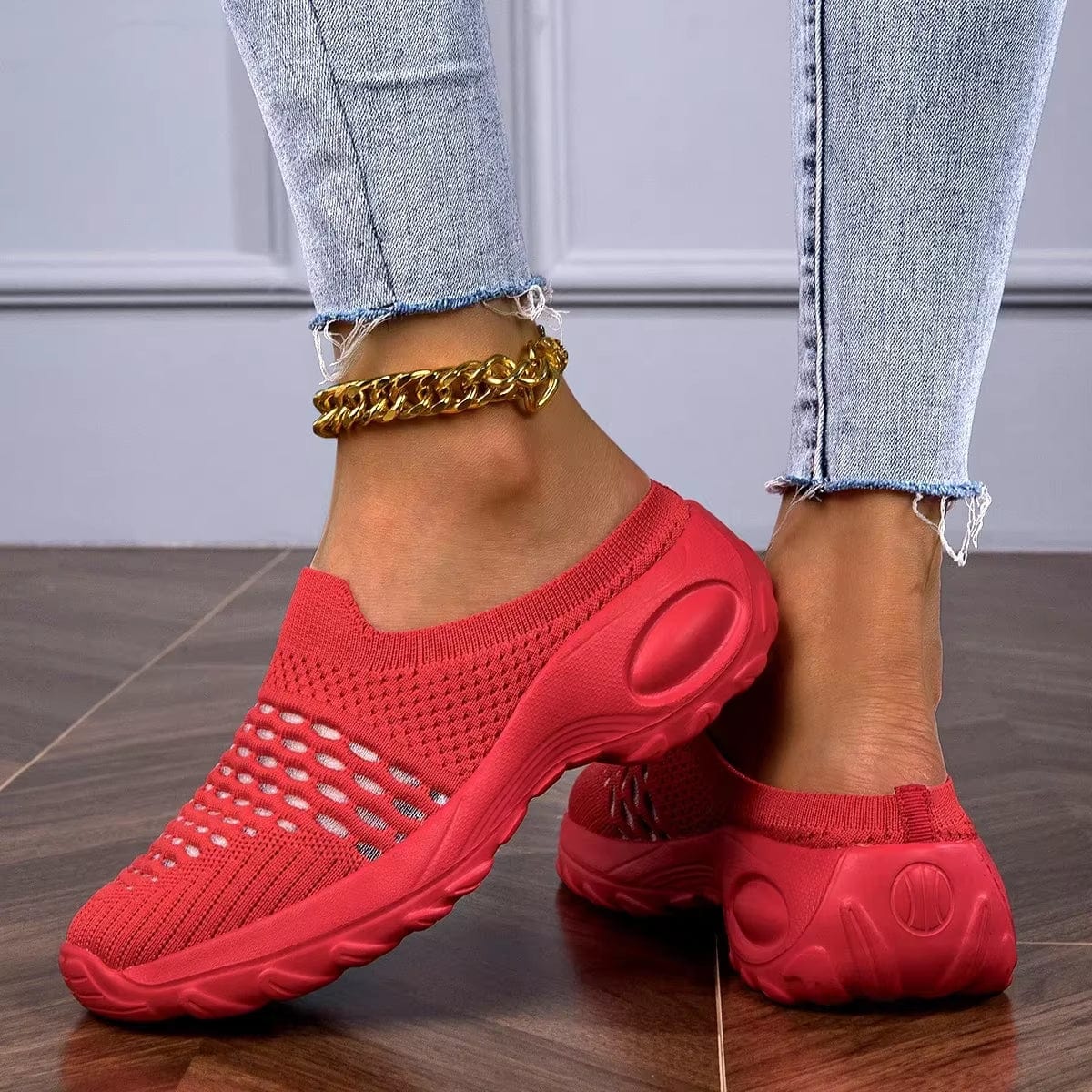 2024 Summer New Lady Mesh Orthopedic Clogs Arch Support Walking Shoes Breathable Outdoor Slippers for Women