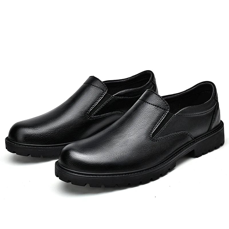 Luxury Brand Retro Loafers Men'S round Head Oxford Shoes Business Formal Casual Shoes Thick Soled Leather Party Wedding Shoes