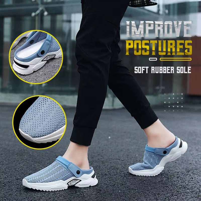 Men’S Orthopedic Hollow-Out Summer Sandals Summer Beach Sandals Ladies Clogs Slipper Men Flat Anti-Slip Flip Flops for Men