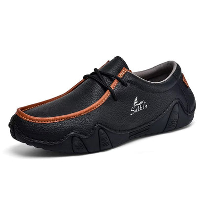 New Casual Shoes for Men Sneakers Handmade Soft Men Loafers plus Size 39-48 Men Moccasins Lightweight Boat Footwear