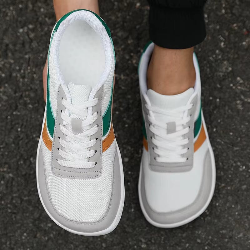 New Wide Toe Men Shoes Casual Versatile Soft Sole Wide Last Shoes Walking Sneakers Breathable Mesh Comfortable Barefoot Shoes