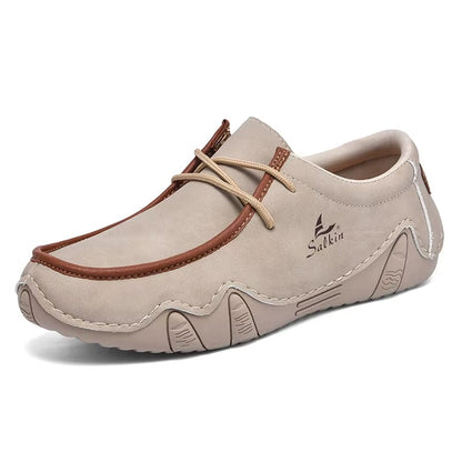 New Casual Shoes for Men Sneakers Handmade Soft Men Loafers plus Size 39-48 Men Moccasins Lightweight Boat Footwear