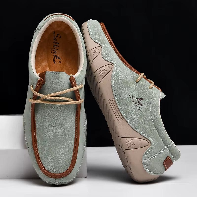 New Casual Shoes for Men Sneakers Handmade Soft Men Loafers plus Size 39-48 Men Moccasins Lightweight Boat Footwear