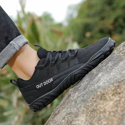 New 2025 Unisex Wider Hiking Shoes Breathable Mesh Barefoot Wide-Toed Shoes Men Zero Drop Sole Walking Sneakers Large Size 39-46
