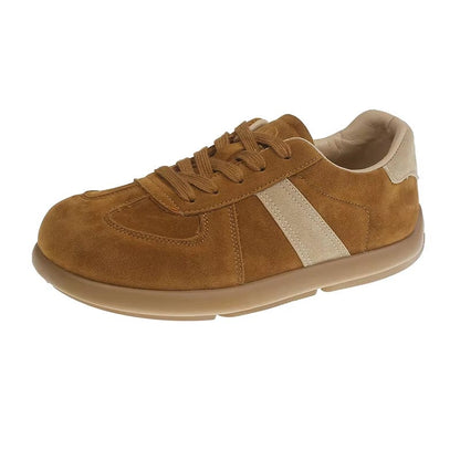 Autumn New Fashion Trend Women'S Casual Shoes College Style Wide Toe Soft Comfortable Flat Shoes Outdoor Casual Sports Shoes