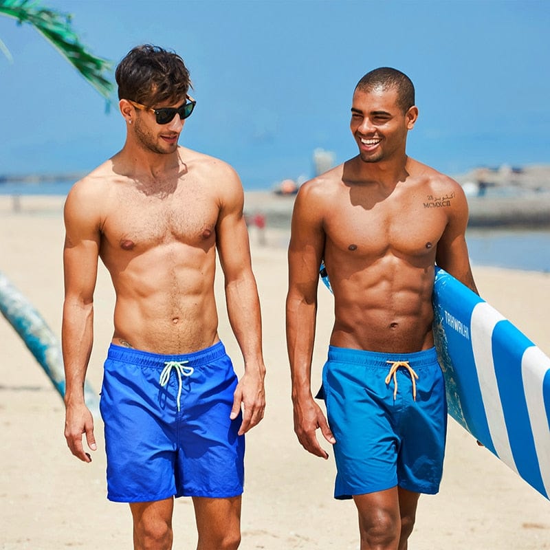 Unleash Your Beach Style: Man Swimwear Swim Shorts for Ultimate Comfort and Style!