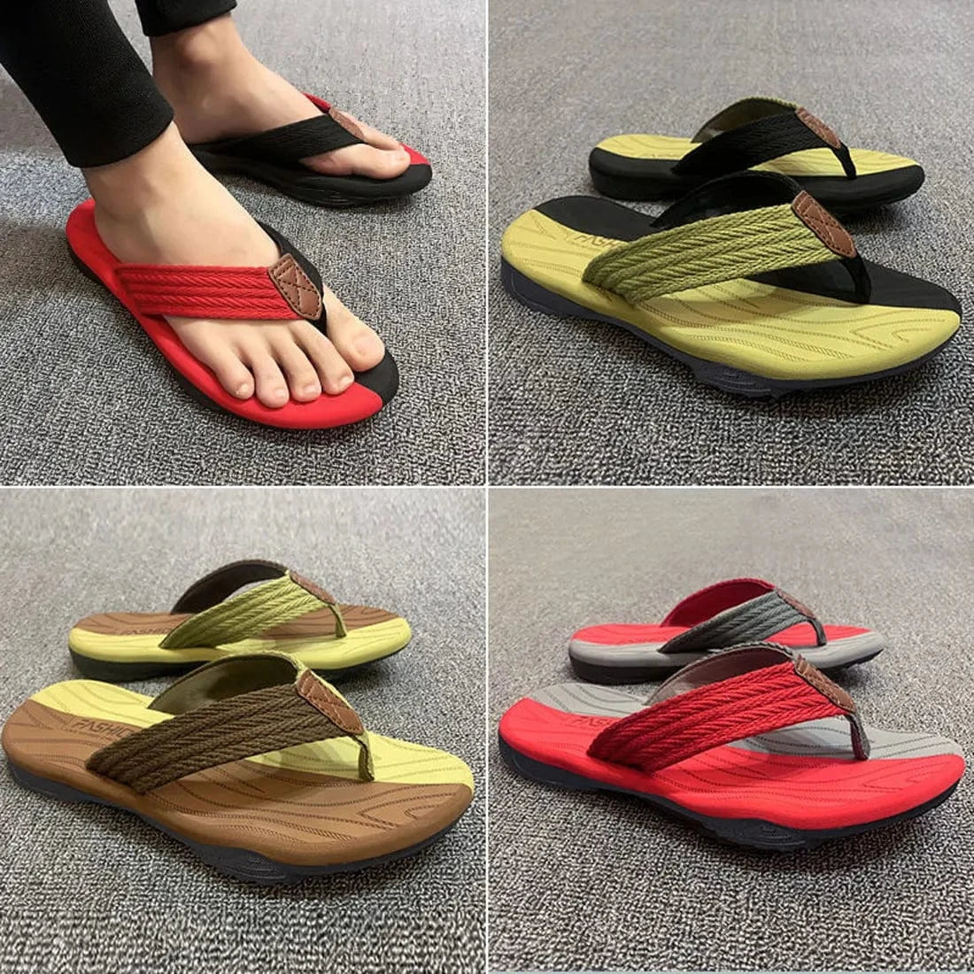PowerTread™ Slides – Comfort That Grips. Relief That Lasts.