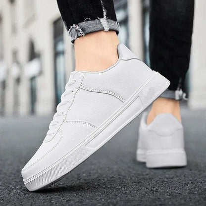 SkateFlex™ Classic Leather Sneakers - Unisex Comfort & Style