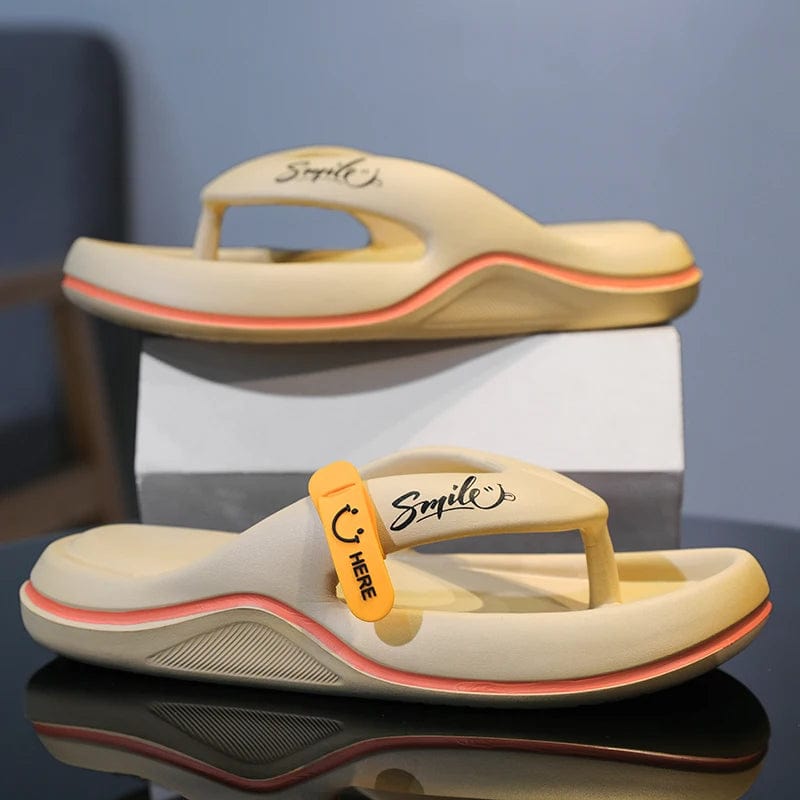 Elevated Comfort: Men's Platform Flip Flops