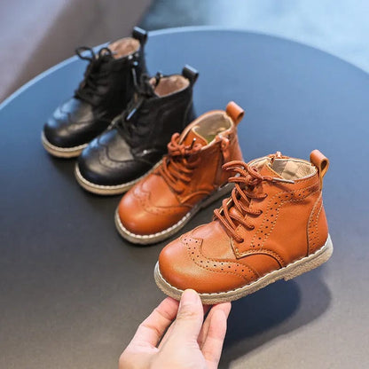 Spring-Step Kids' Ankle Boots: Playful Comfort in Every Jump and Step!