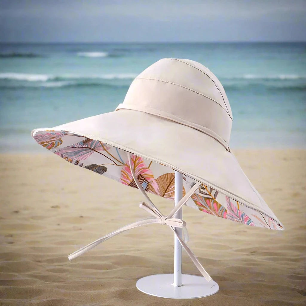 SunGuard™ 50 UPF+ Cotton Boho Shield Hat – Stay Stylishly Protected with 360° Sun Defense!
