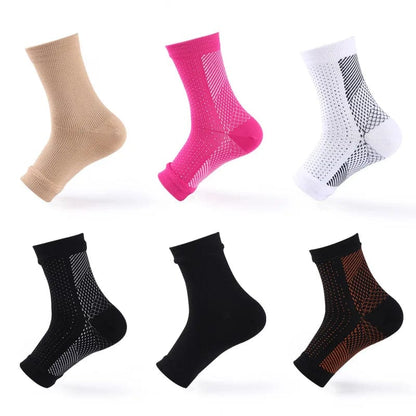 Foot Angel Anti Fatigue Outdoor Compression Anklet Socks - Support and Comfort