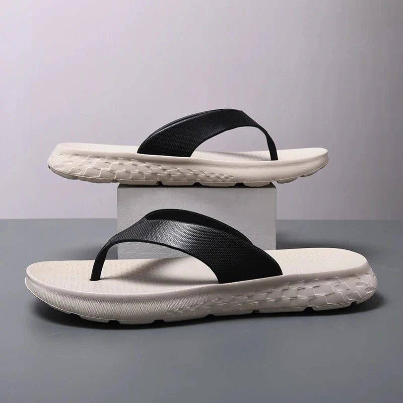 Cushion Men'S Flip Flop Exposed Toes Lightweight Men'S Beach Shoes with Arch Support Comfortable Casual Sandals Slippers for Men