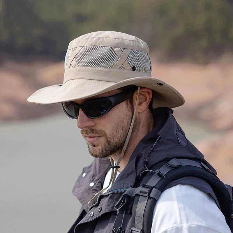 SunArmor™ Airflow Bucket Hat – Ultimate UPF 50+ Sun Protection Without the Sweat!