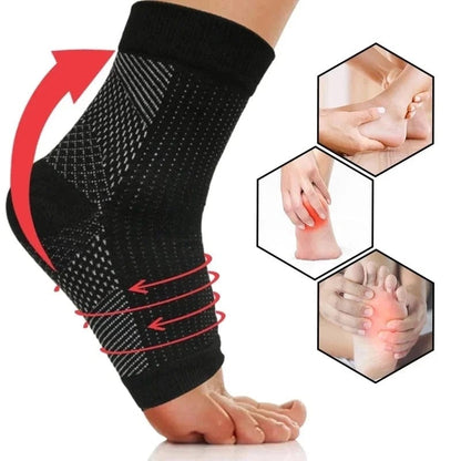 Foot Angel Anti Fatigue Outdoor Compression Anklet Socks - Support and Comfort