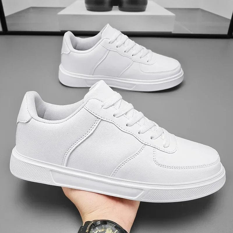 SkateFlex™ Classic Leather Sneakers - Unisex Comfort & Style