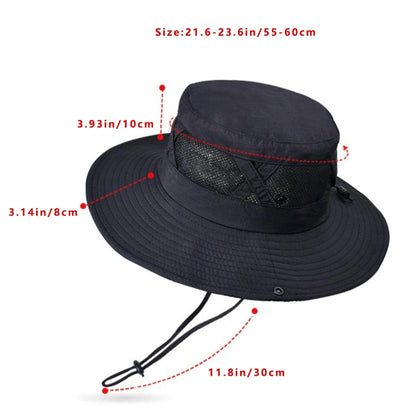 SunArmor™ Airflow Bucket Hat – Ultimate UPF 50+ Sun Protection Without the Sweat!