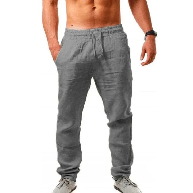 Elevate Your Style: Men's Luxury Cotton Linen Pants