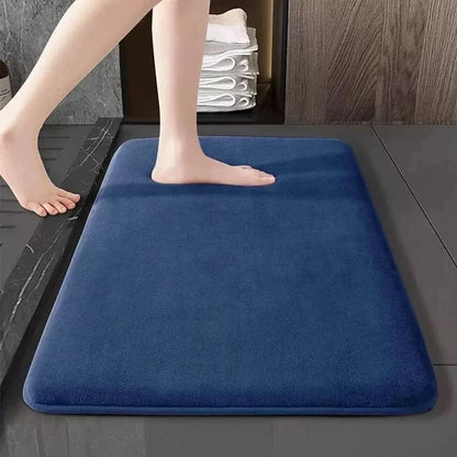 Thick Solid Color Flannel Non-Slip Area Rug for Home