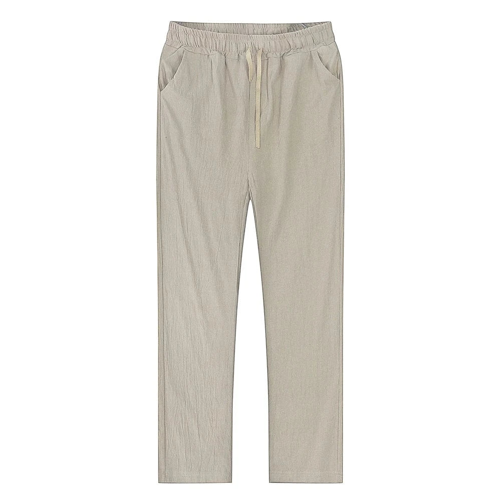 Elevate Your Style: Men's Luxury Cotton Linen Pants