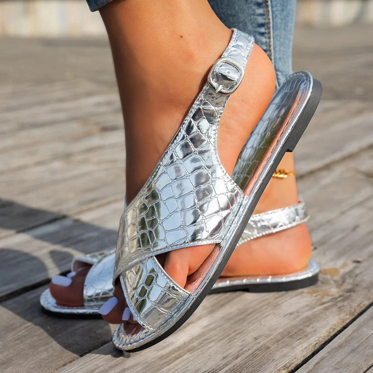 GlamStep™ Sandals – Where Luxury Meets Comfort in Every Step!