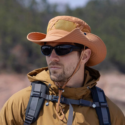 SunArmor™ Airflow Bucket Hat – Ultimate UPF 50+ Sun Protection Without the Sweat!