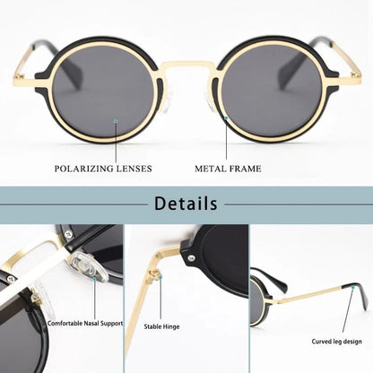 ShadeRogue™ Retro Polarized Sunglasses – Bold Style Meets Precision Vision for 2025 Adventures!