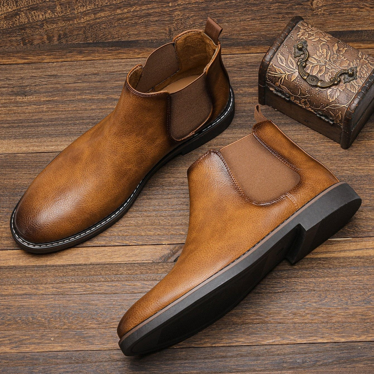 HeritageCraft™ Men's Retro Comfort Chelsea Boots