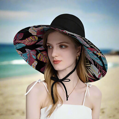 SunGuard™ 50 UPF+ Cotton Boho Shield Hat – Stay Stylishly Protected with 360° Sun Defense!