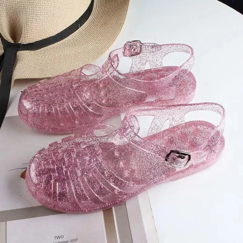 LuxeTread™ Jelly Crystals – Where Style Meets Summer Function