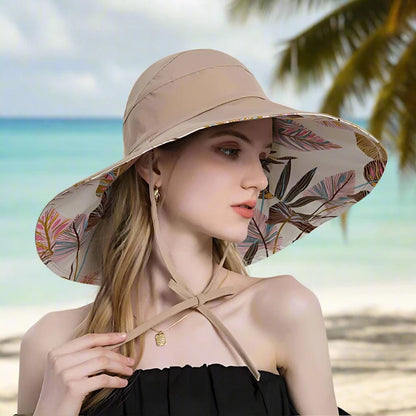 SunGuard™ 50 UPF+ Cotton Boho Shield Hat – Stay Stylishly Protected with 360° Sun Defense!