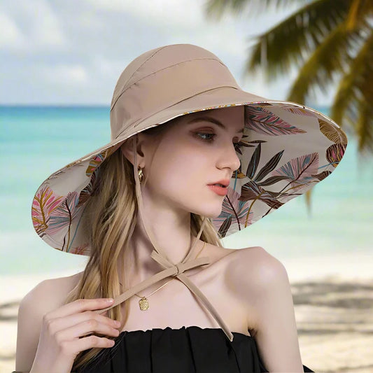 SunGuard™ 50 UPF+ Cotton Boho Shield Hat – Stay Stylishly Protected with 360° Sun Defense!