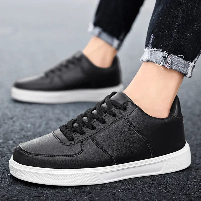 SkateFlex™ Classic Leather Sneakers - Unisex Comfort & Style