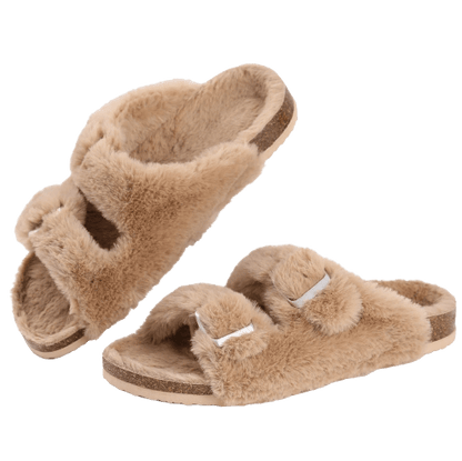 CozyStep™: Women's Footbed Plush Slippers