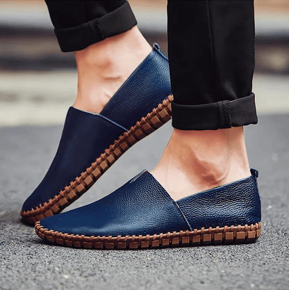 LuxeStride™ Premium – Elevate Your Every Step with Genuine Leather Loafers!