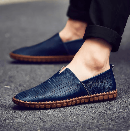 LuxeStride™ Premium – Elevate Your Every Step with Genuine Leather Loafers!