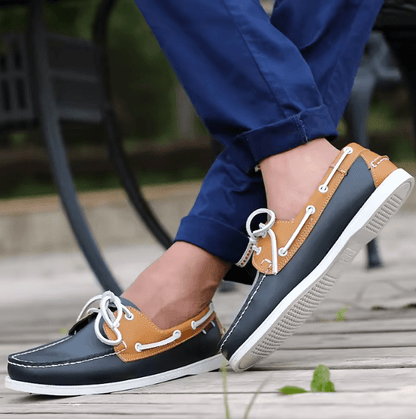 Nautivale™ Classic Leather Boat Shoes – Timeless Style, All-Day Comfort, Built for Every Occasion