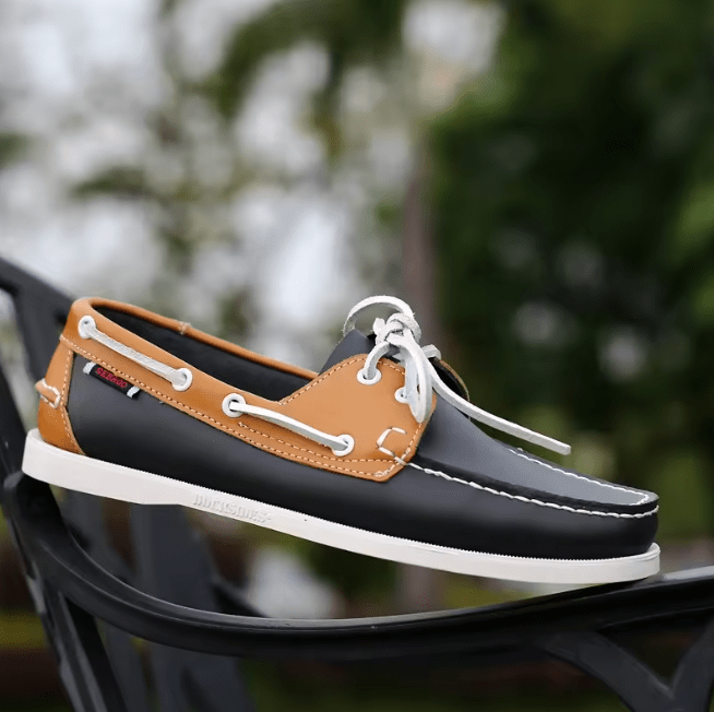 Nautivale™ Classic Leather Boat Shoes – Timeless Style, All-Day Comfort, Built for Every Occasion
