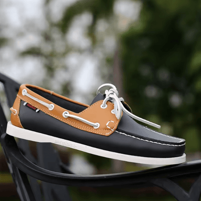 Nautivale™ Classic Leather Boat Shoes – Timeless Style, All-Day Comfort, Built for Every Occasion